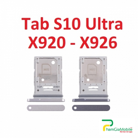 Khay Sim For Samsung Galaxy Tab S10 Ultra SM-X920 X926 SIM Card Tray Zin New